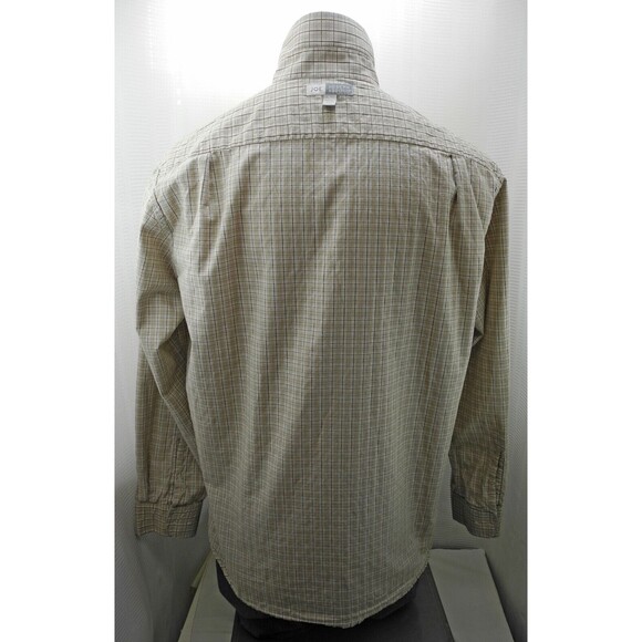 Joseph Abboud Brown Plaid Cotton Long Sleeve Button-Front Shirt - Men's XL - Picture 7 of 7